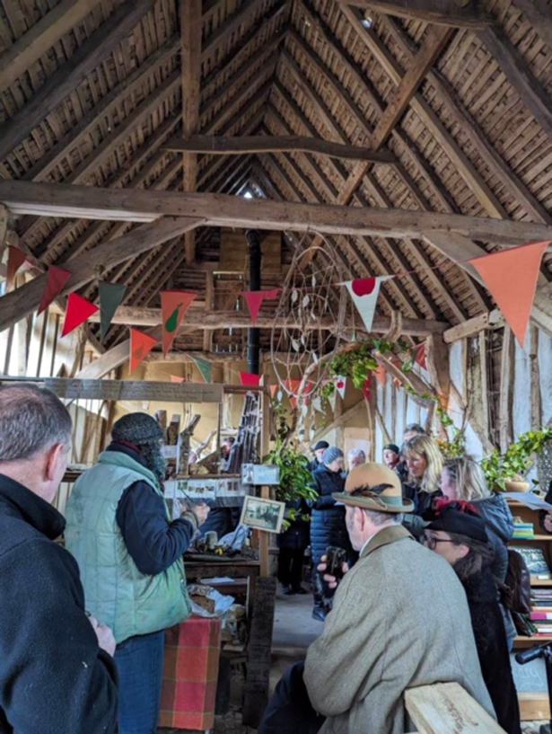 Volunteers celebrate Winter Solstice at Orchard Barn 2023