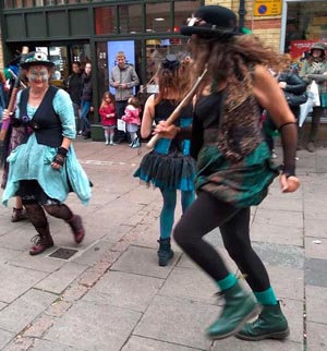 Boudicca Border Morris dancers